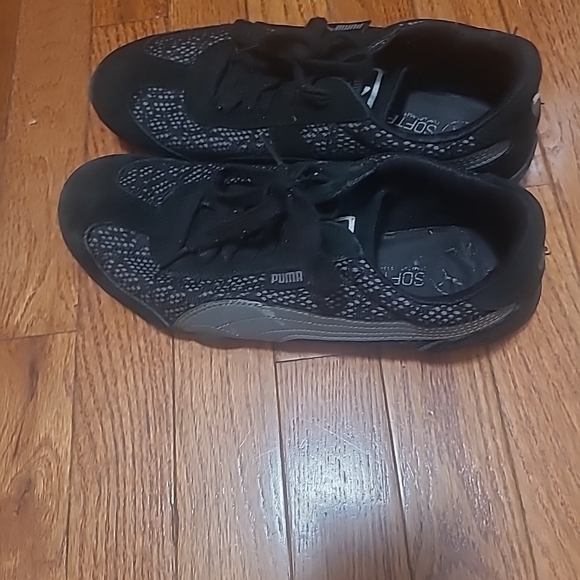 Puma Men's Black and Gray Sneakers - Picture 2 of 5